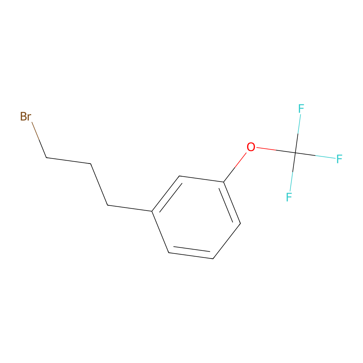 1-(3-Bromopropyl)-3-(trifluoromethoxy)benzene molecular structure, CAS 1057678-65-5
