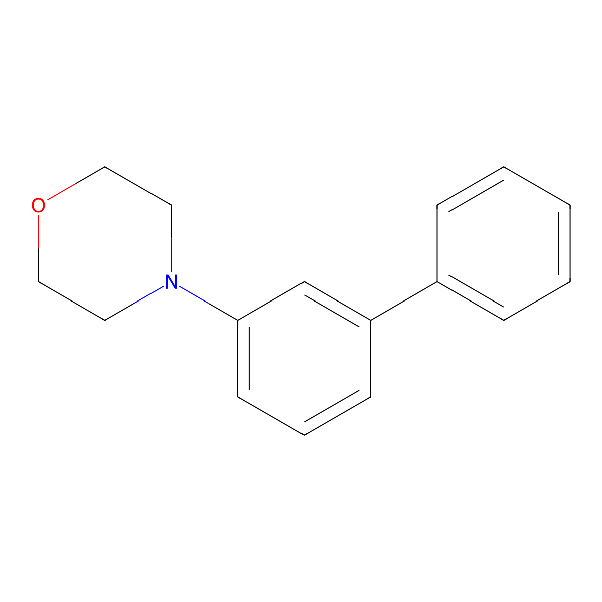 4-[1,1'-Biphenyl]-3-ylmorpholine molecular structure, CAS 1057679-58-9