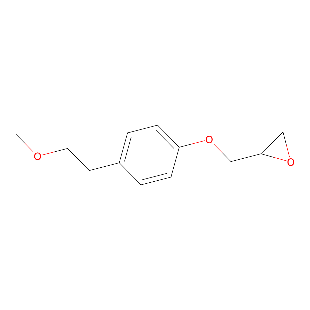 (S)-3-[4-(2-Methoxyethyl)phenoxy]-1,2-epoxypropane molecular structure, CAS 105780-38-9