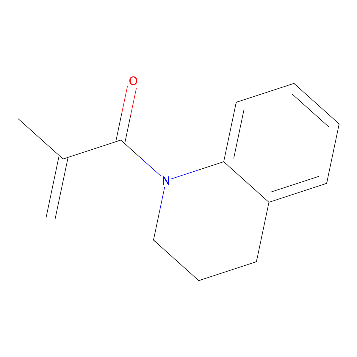 1-(3,4-Dihydroquinolin-1(2h)-yl)-2-methylprop-2-en-1-one molecular structure, CAS 10579-60-9