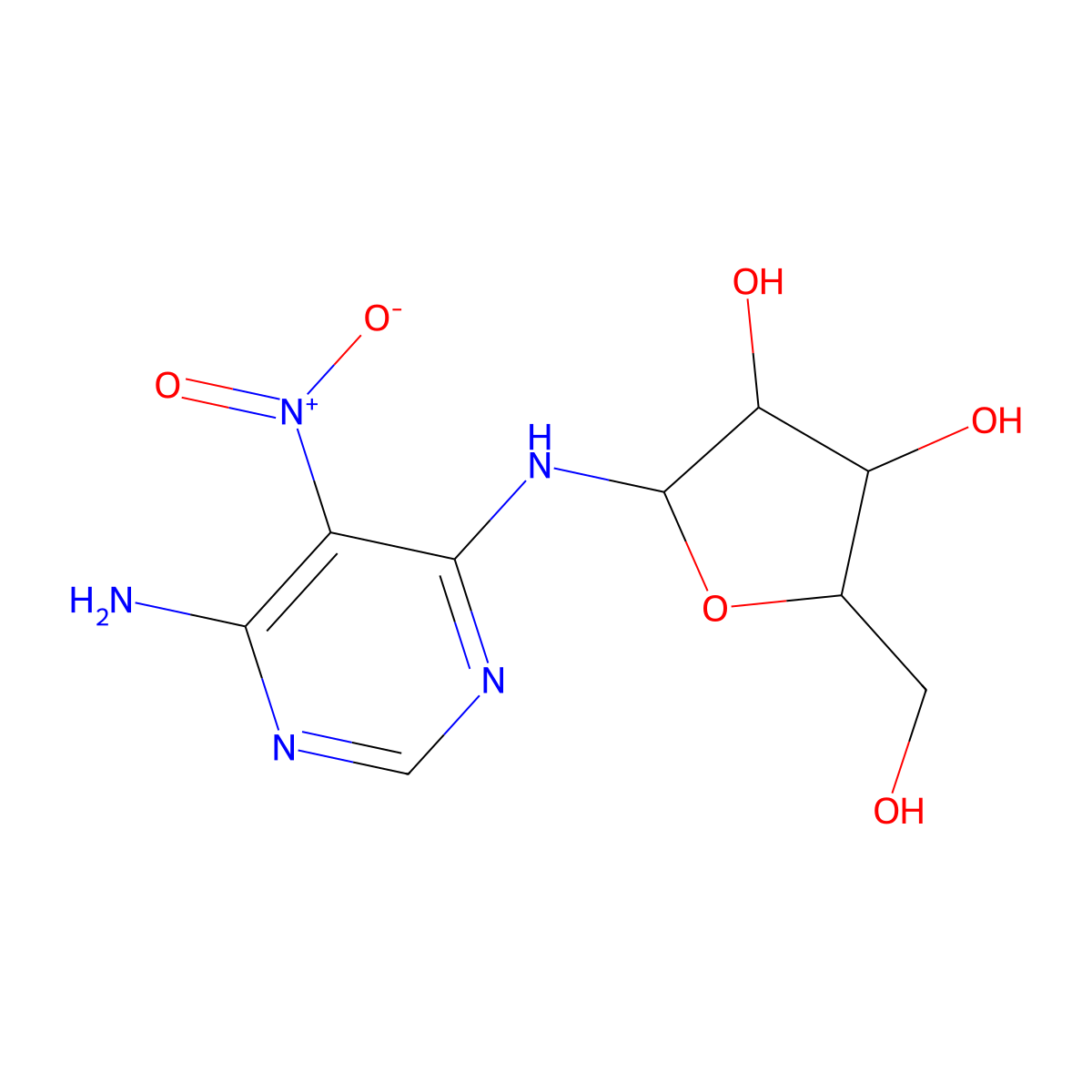 Clitocine molecular structure, CAS 105798-74-1