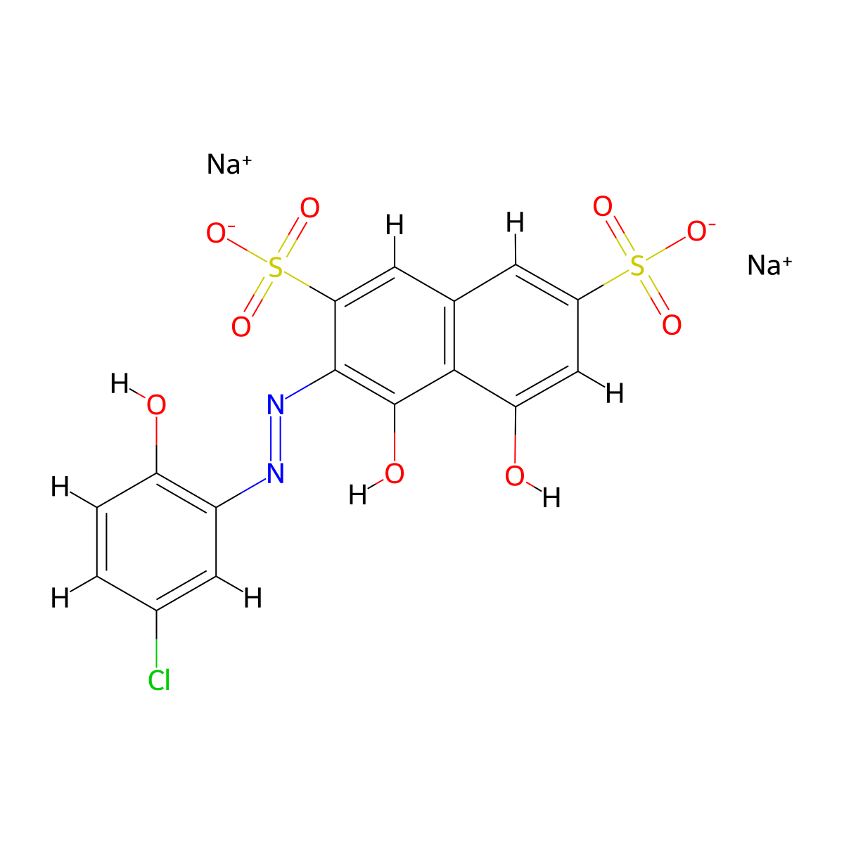 Eriochrome blue SE molecular structure, CAS 1058-92-0