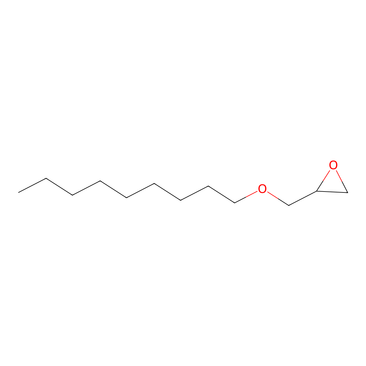 ((Nonyloxy)methyl)oxirane molecular structure, CAS 10580-65-1