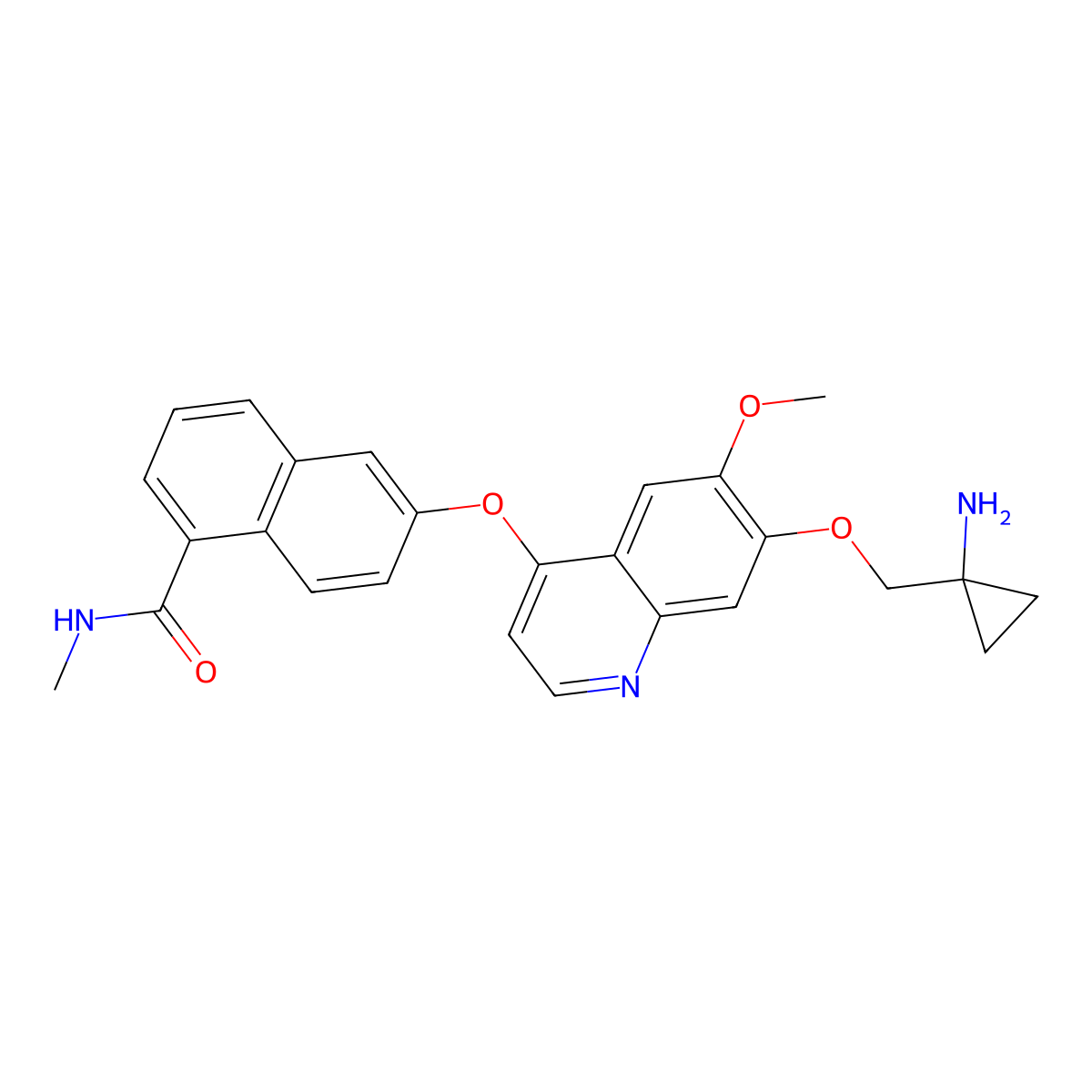 Lucitanib molecular structure, CAS 1058137-23-7