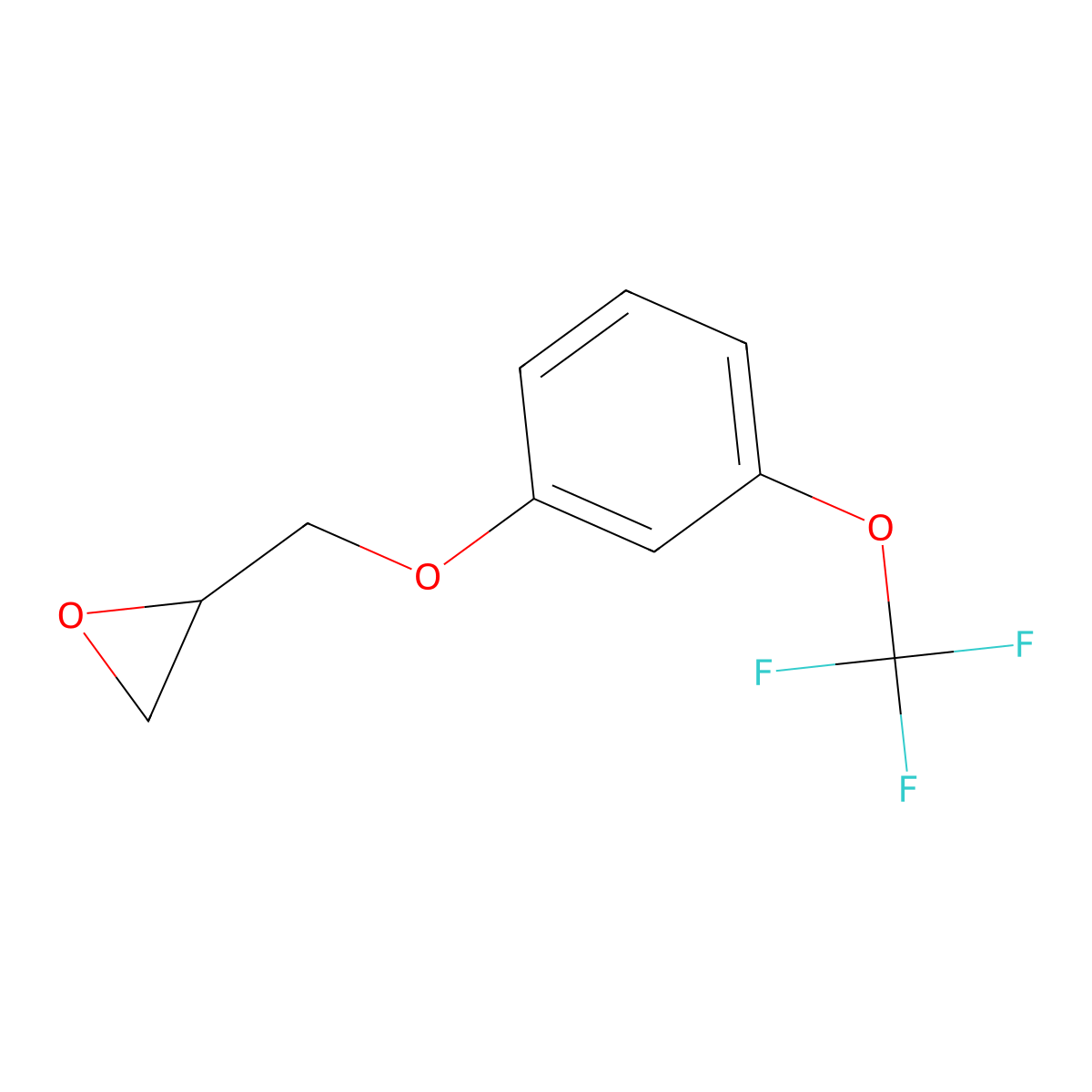 2-{[3-(Trifluoromethoxy)phenoxy]methyl}oxirane molecular structure, CAS 1058159-62-8