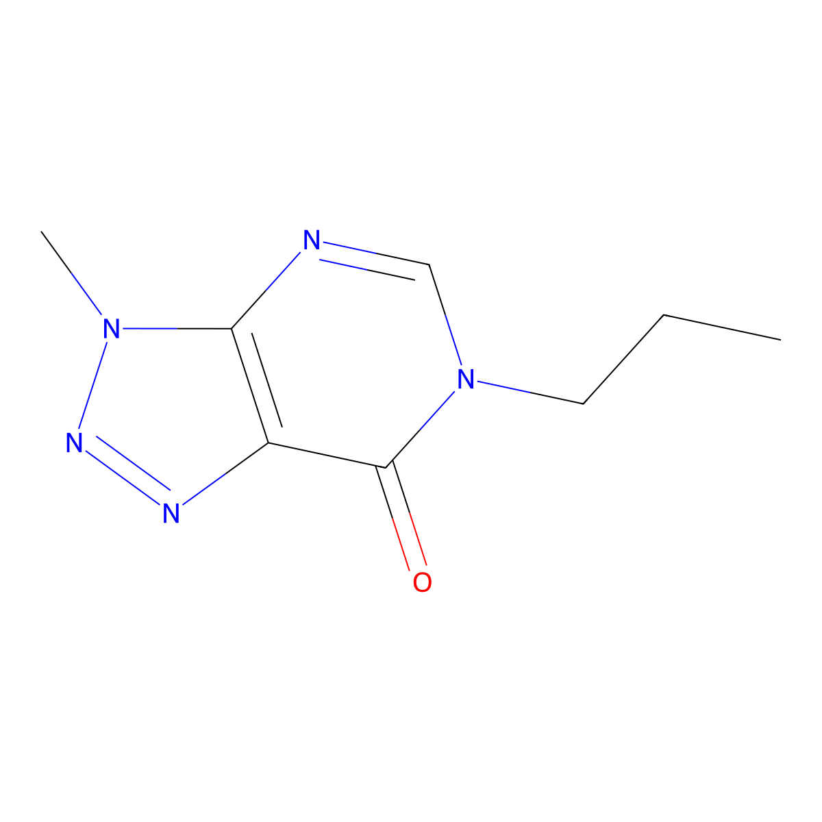3-methyl-6-propyl-3H,6H,7H-[1,2,3]triazolo[4,5-d]pyrimidin-7-one molecular structure, CAS 1058197-15-1