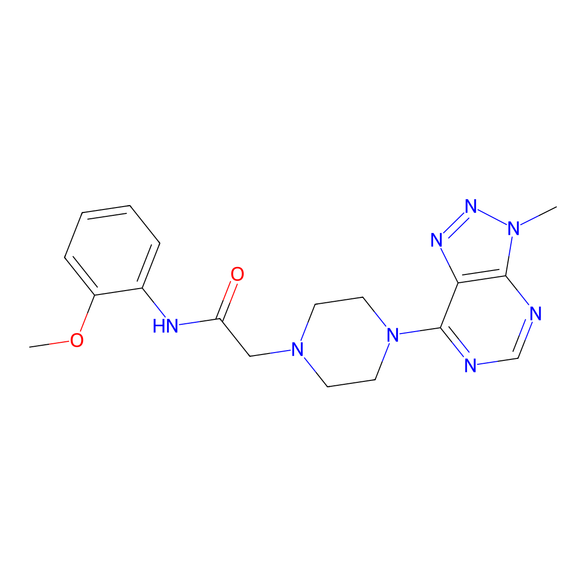 N-(2-methoxyphenyl)-2-(4-{3-methyl-3H-[1,2,3]triazolo[4,5-d]pyrimidin-7-yl}piperazin-1-yl)acetamide molecular structure, CAS 1058205-26-7