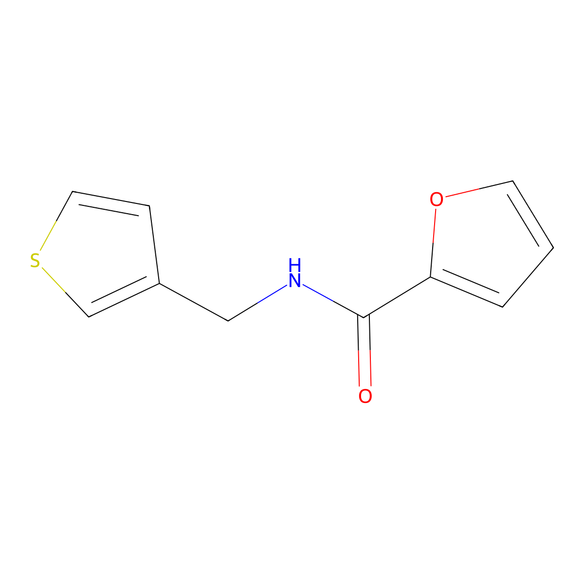 N-(thiophen-3-ylmethyl)furan-2-carboxamide molecular structure, CAS 1058258-95-9