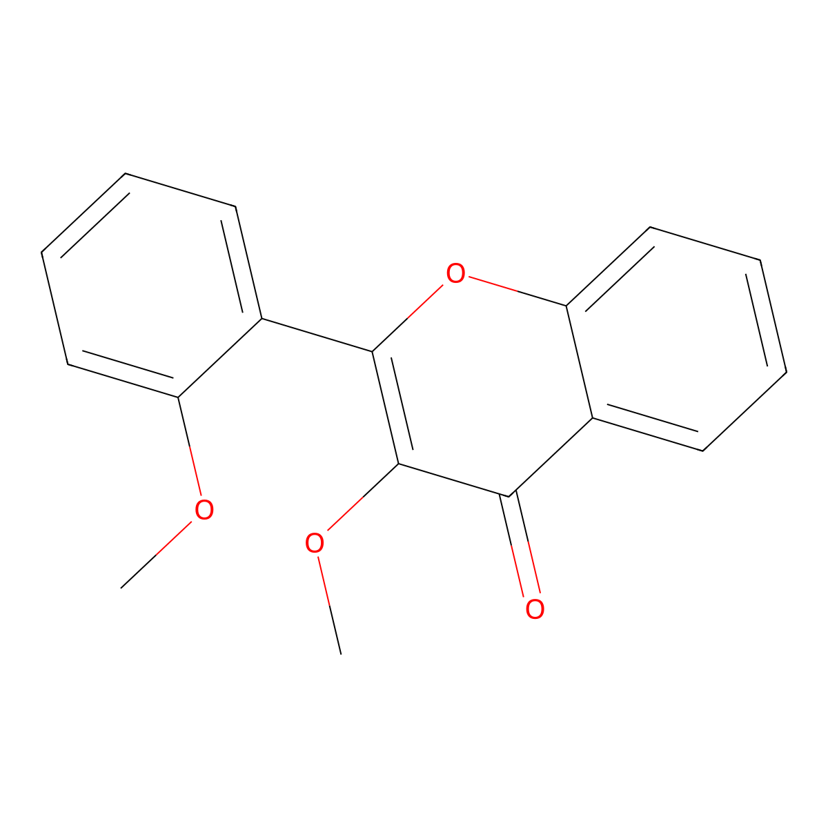 3,2'-Dimethoxyflavone molecular structure, CAS 105827-35-8