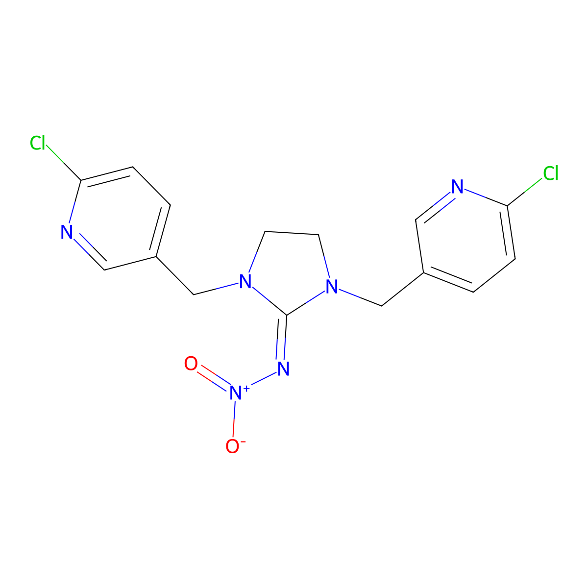 Imidacloprid Impurity 1 molecular structure, CAS 105828-41-9