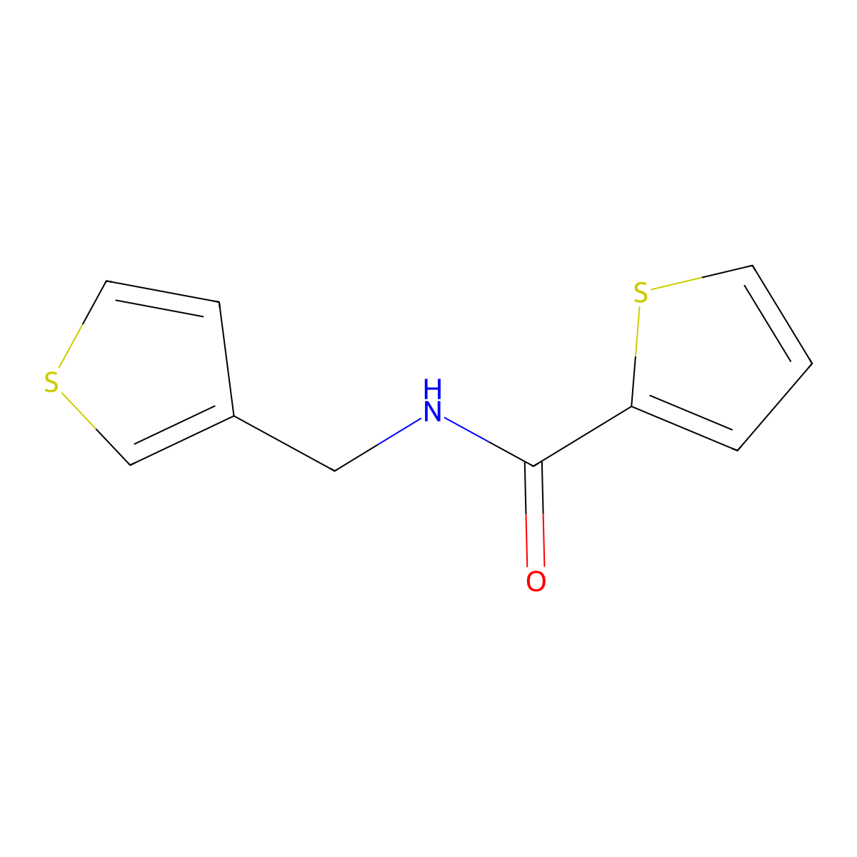 N-(thiophen-3-ylmethyl)thiophene-2-carboxamide molecular structure, CAS 1058491-48-7