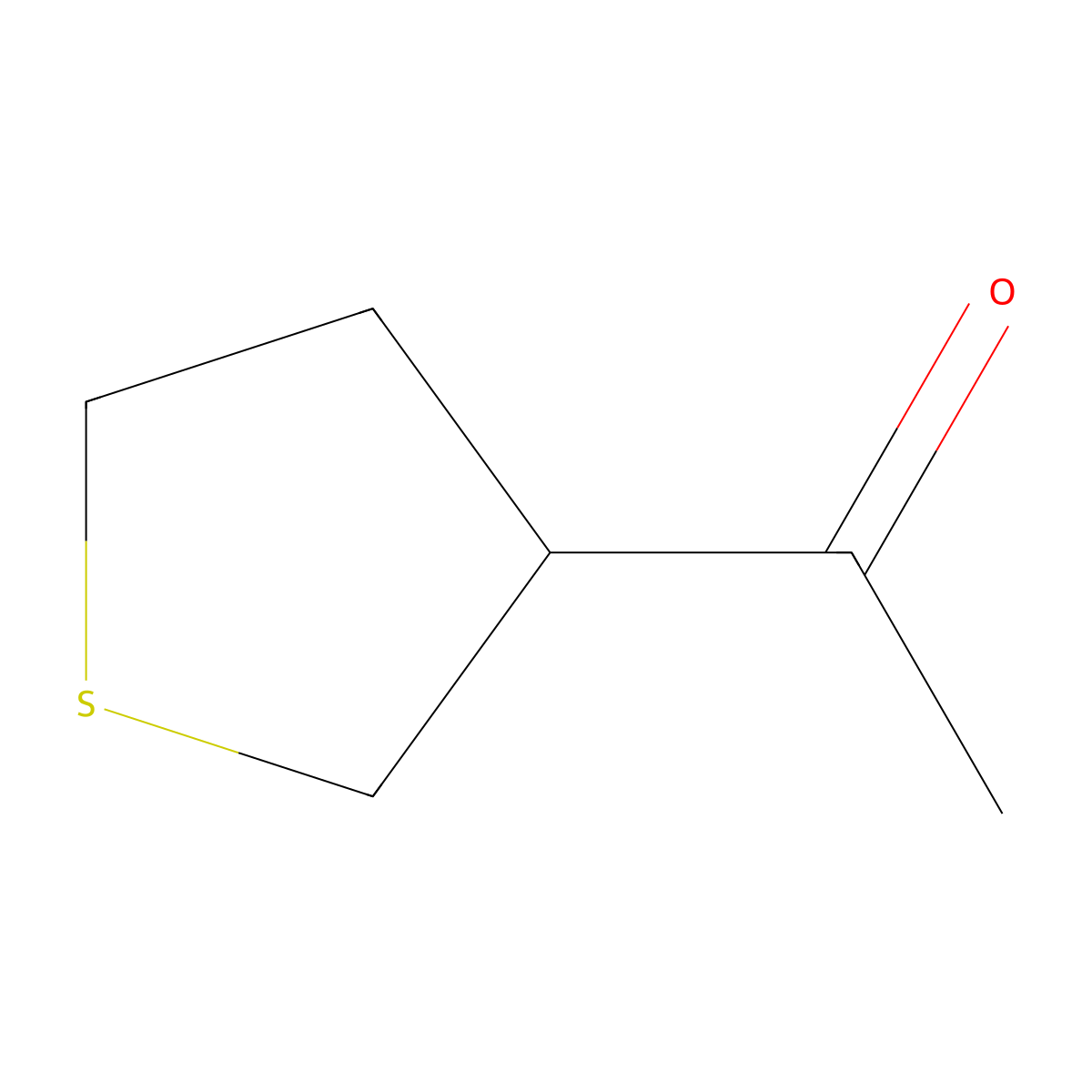 Ethanone, 1-(tetrahydro-3-thienyl)-(9CI) molecular structure, CAS 105850-94-0