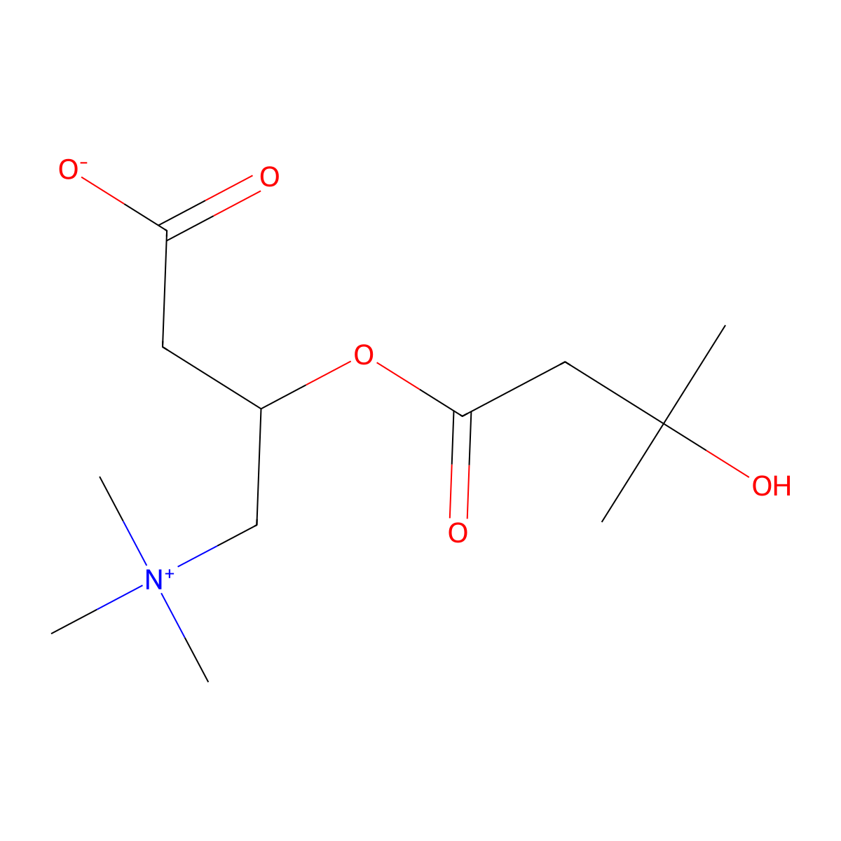 Hydroxyisovaleroyl-d3 Carnitine molecular structure, CAS 1058636-00-2