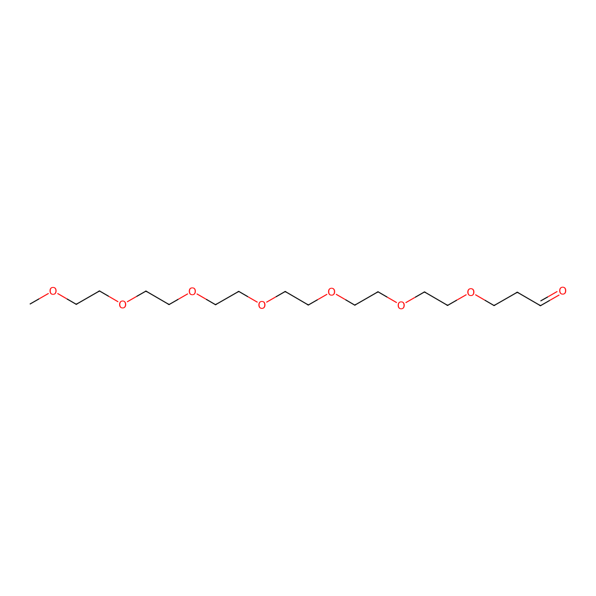m-PEG7-aldehyde molecular structure, CAS 1058691-77-2