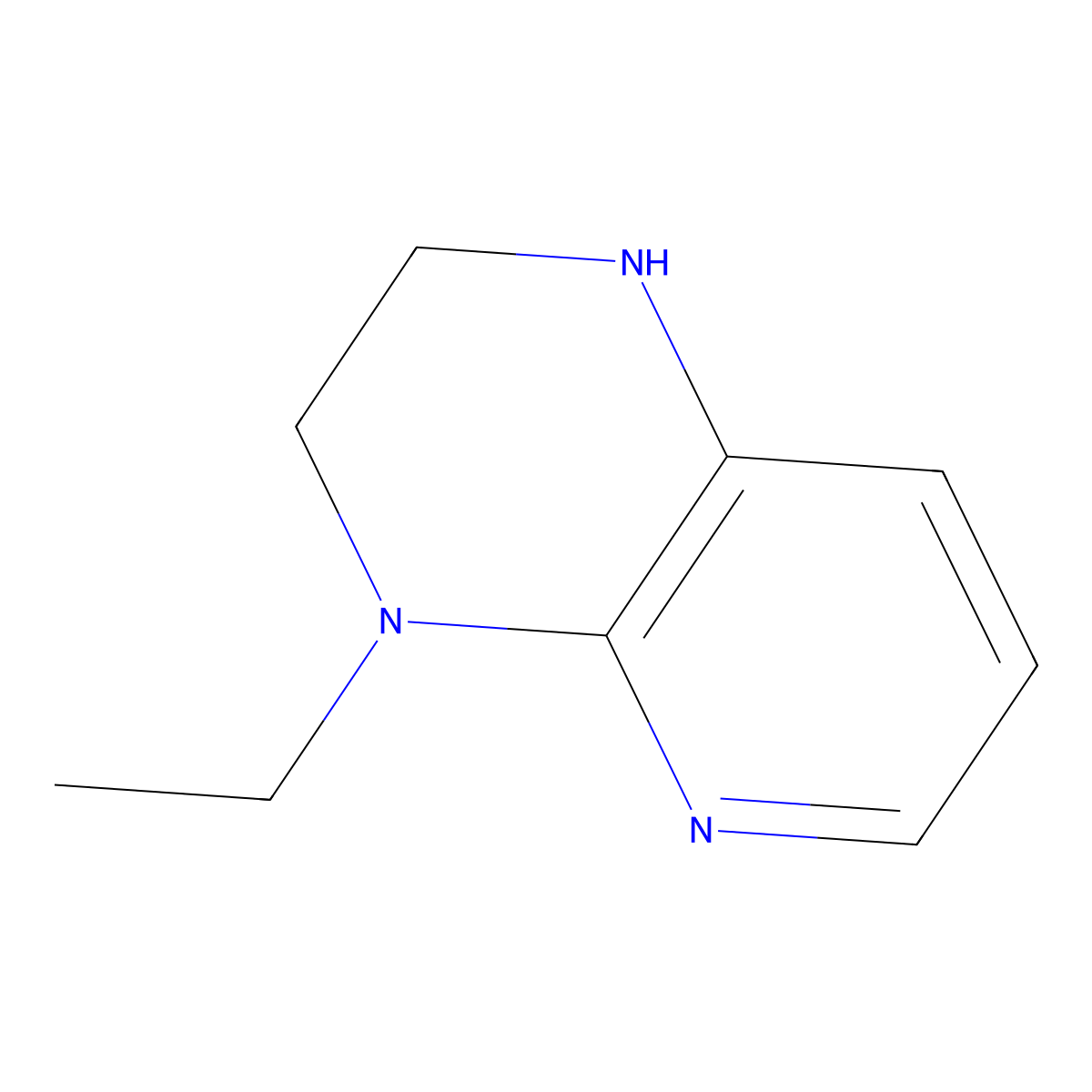 4-Ethyl-1,2,3,4-tetrahydropyrido[2,3-b]pyrazine molecular structure, CAS 1058704-79-2