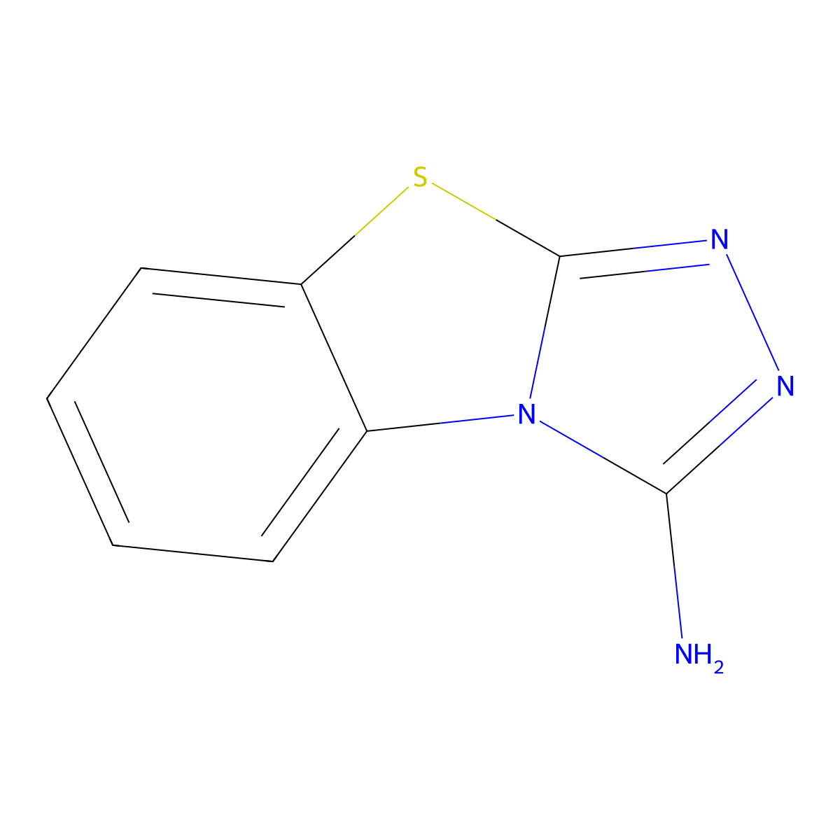 Benzo[4,5]thiazolo[2,3-c][1,2,4]triazol-3-amine molecular structure, CAS 105873-32-3