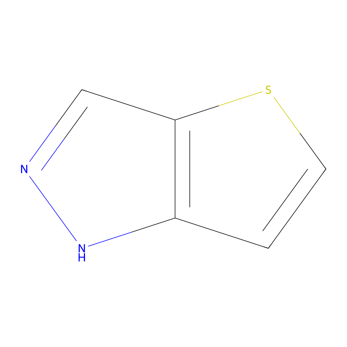 1H-thieno[3,2-c]pyrazole molecular structure, CAS 10588-59-7