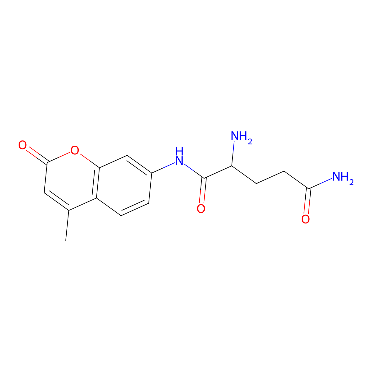 H-Gln-amc HBr molecular structure, CAS 105888-45-7