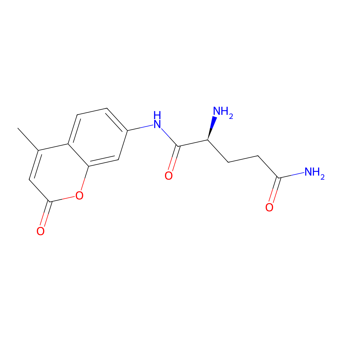 H-Gln-amc HBr molecular structure, CAS 105888-45-7