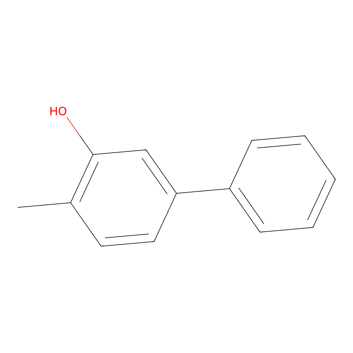 2-Methyl-5-phenylphenol molecular structure, CAS 105902-32-7