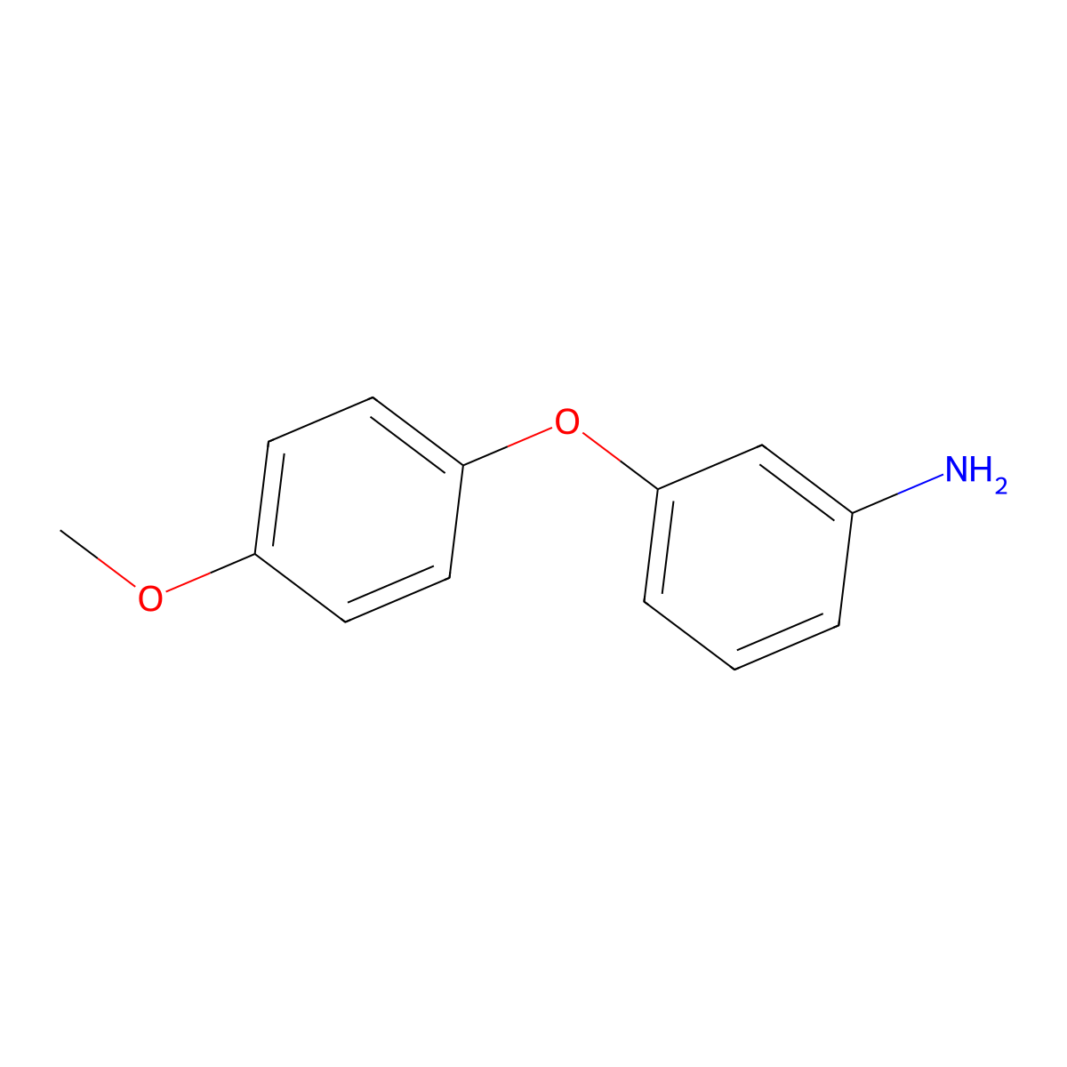 3-(4-Methoxyphenoxy)aniline molecular structure, CAS 105903-05-7
