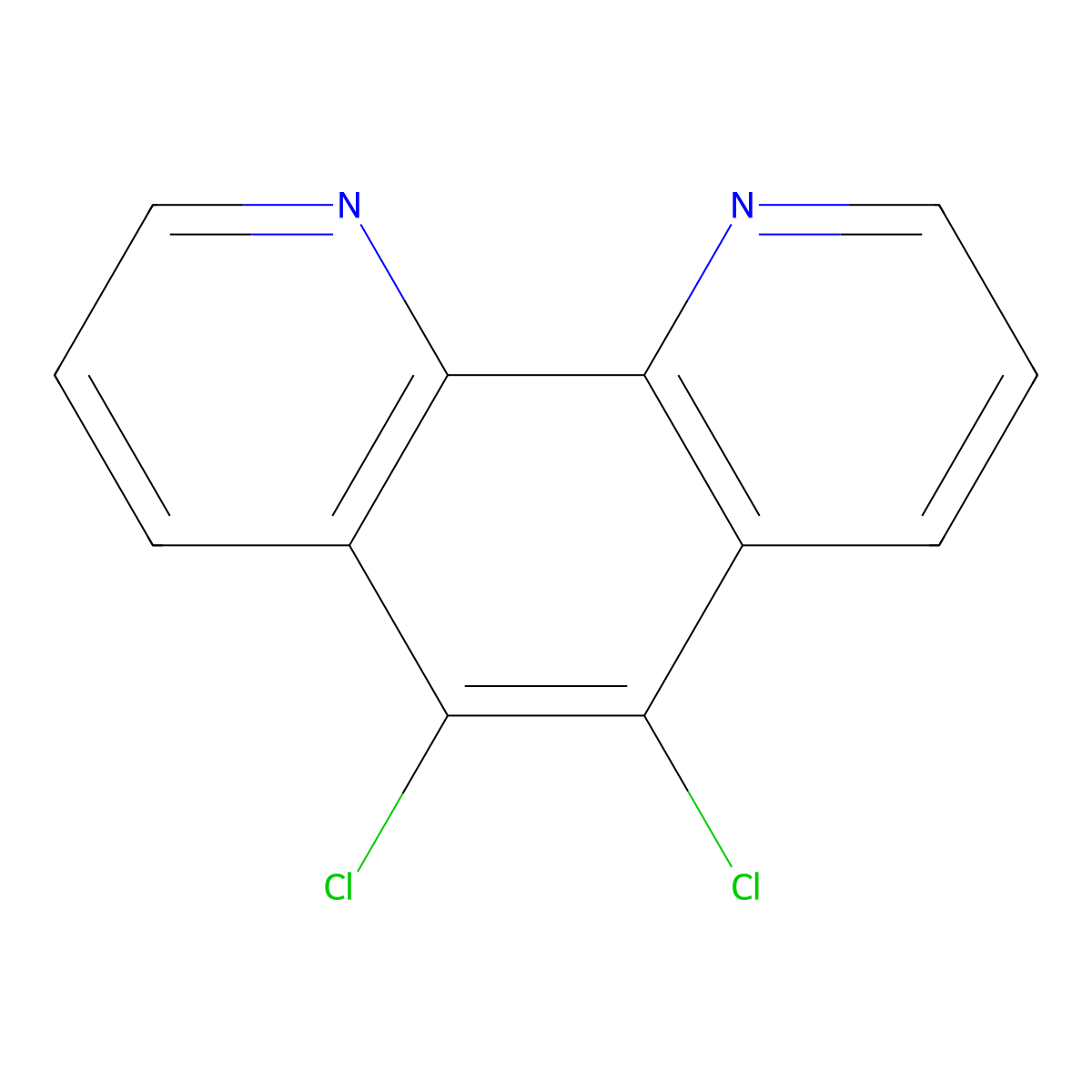 5,6-Dichloro-1,10-phenanthroline molecular structure, CAS 105905-26-8