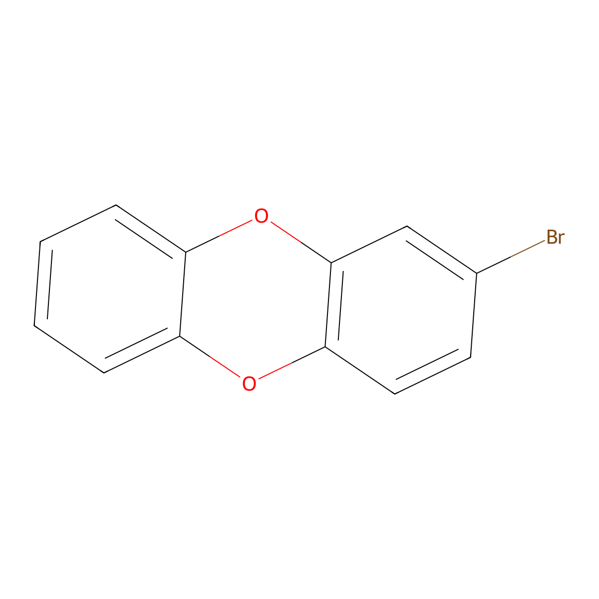 2-Bromooxanthrene molecular structure, CAS 105906-36-3