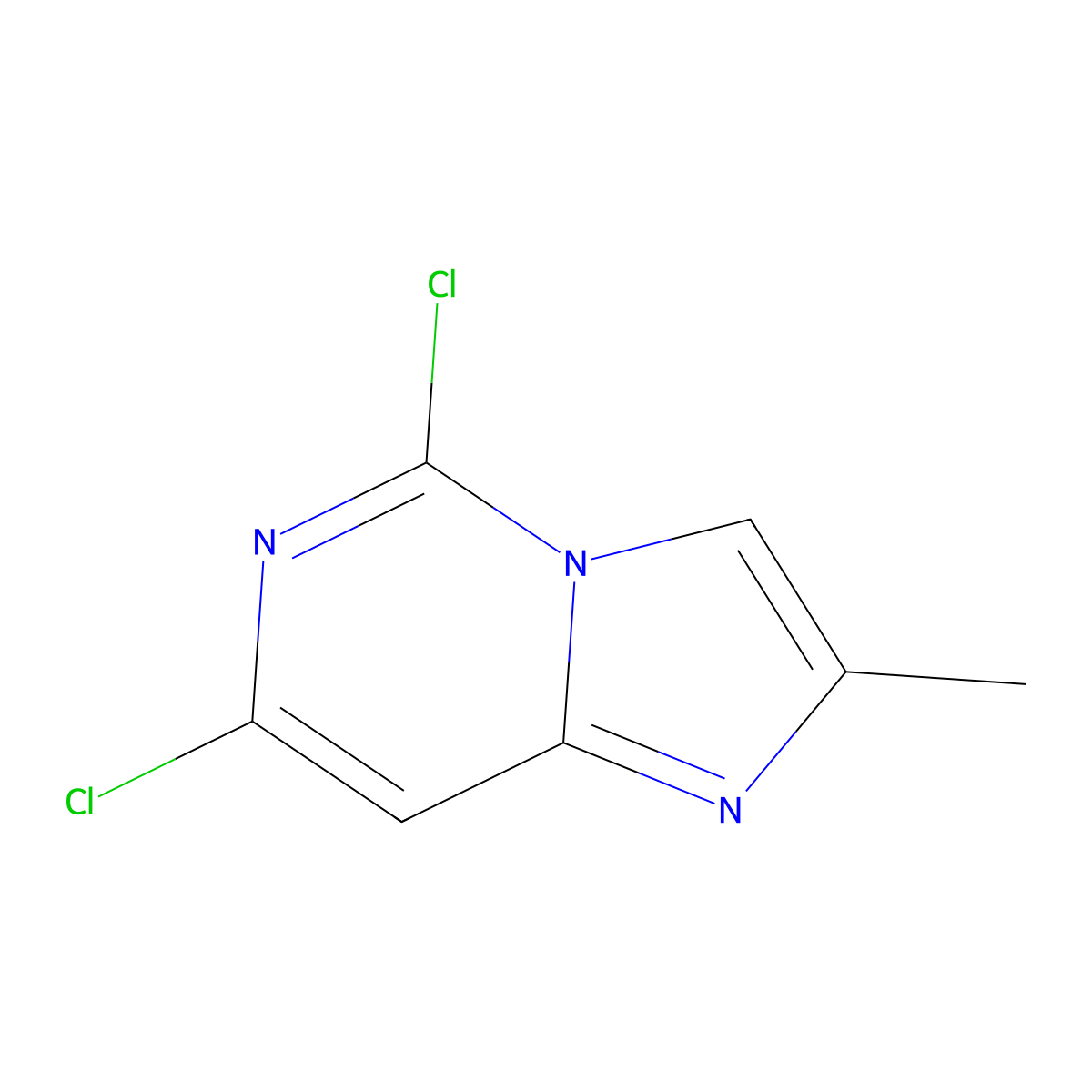 5,7-dichloro-2-methyl-Imidazo[1,2-c]pyrimidine molecular structure, CAS 1059191-52-4