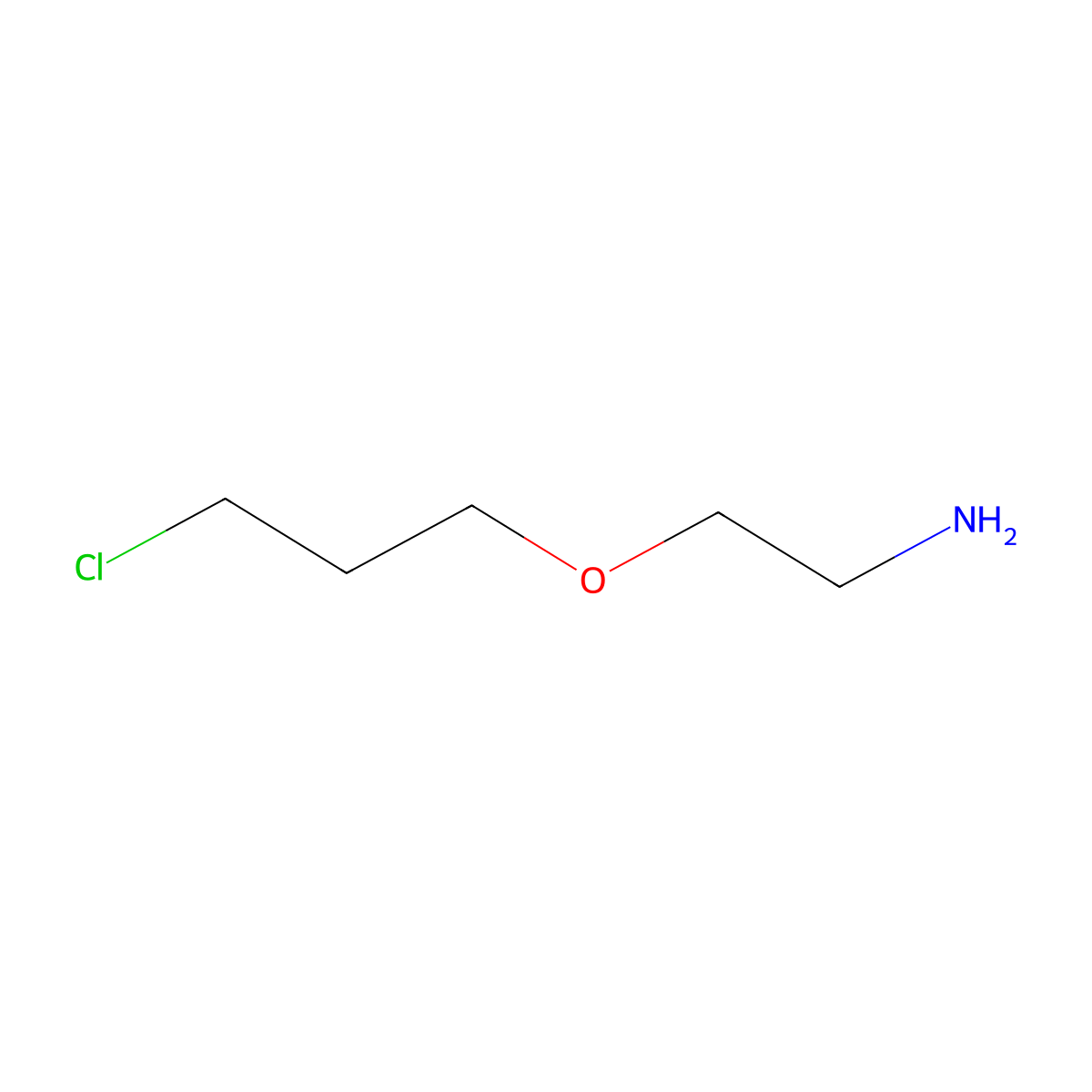 2-(3-Chloropropoxy)ethan-1-amine molecular structure, CAS 105939-67-1