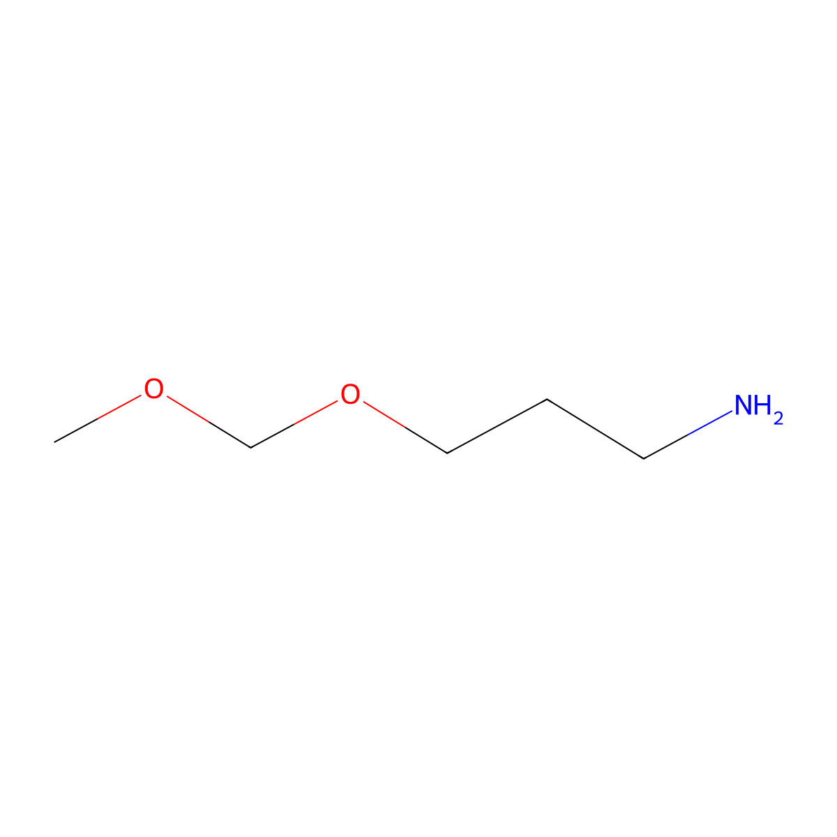 (3-Aminopropoxy)(methoxy)methane molecular structure, CAS 105939-69-3