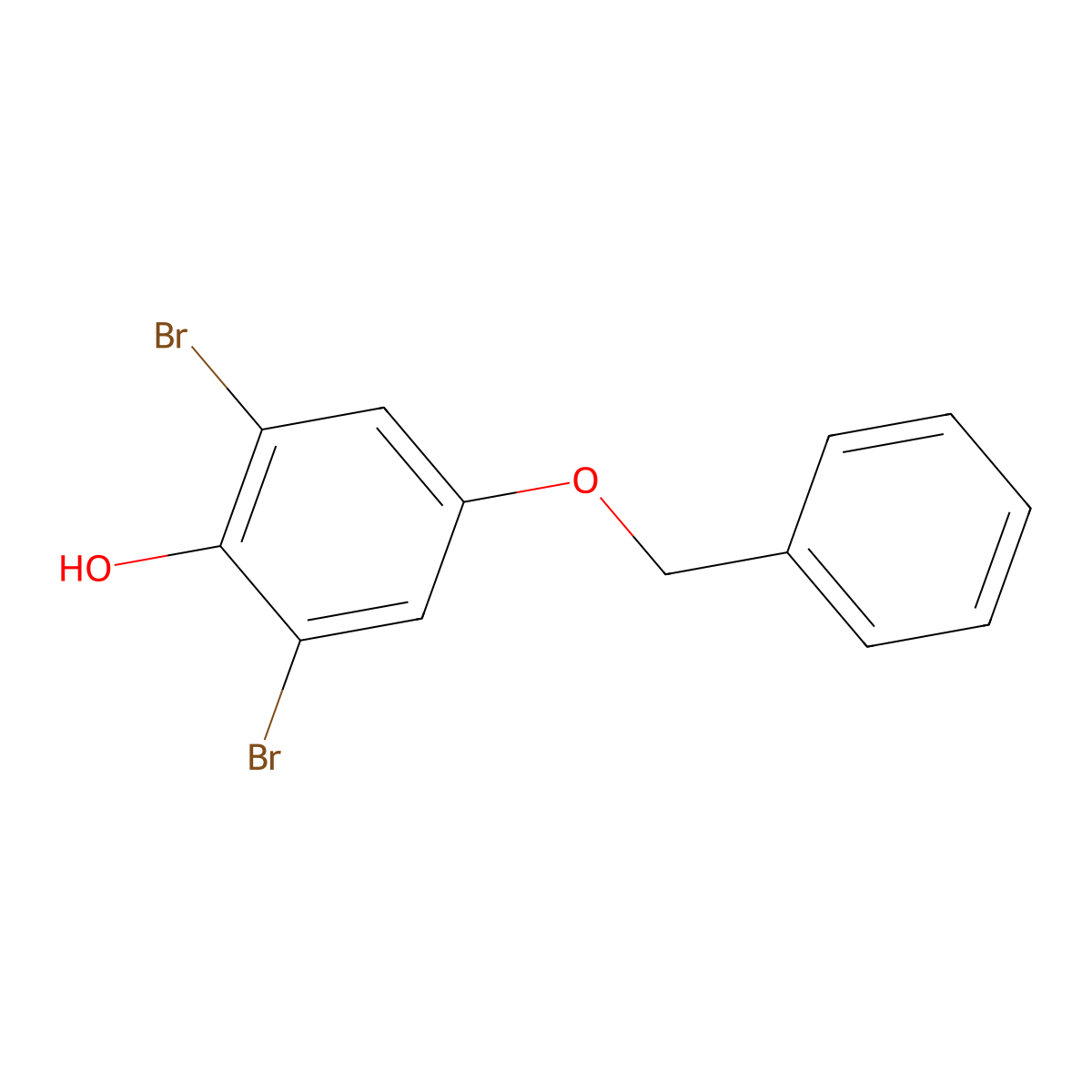 4-(Benzyloxy)-2,6-dibromophenol molecular structure, CAS 105946-33-6