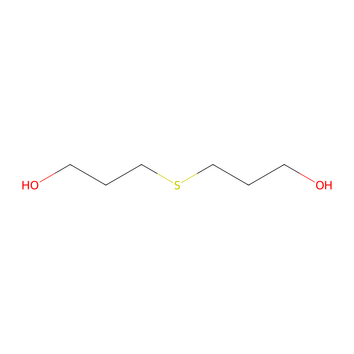 3,3'-Thiodipropan-1-ol molecular structure, CAS 10595-09-2