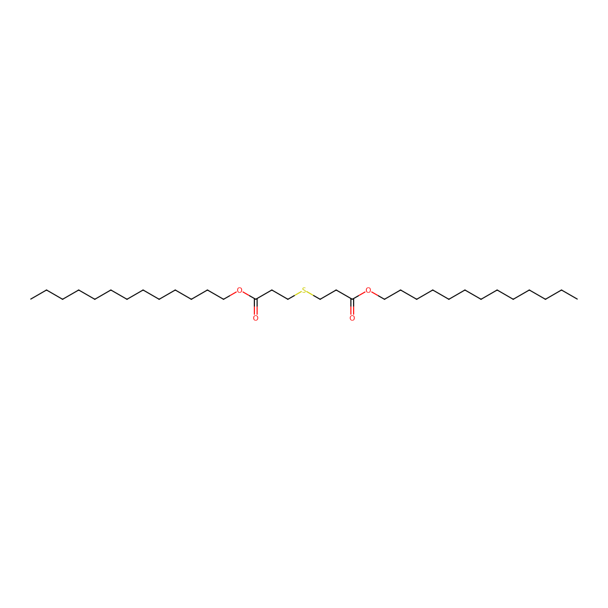 Ditridecyl Thiodipropionate molecular structure, CAS 10595-72-9