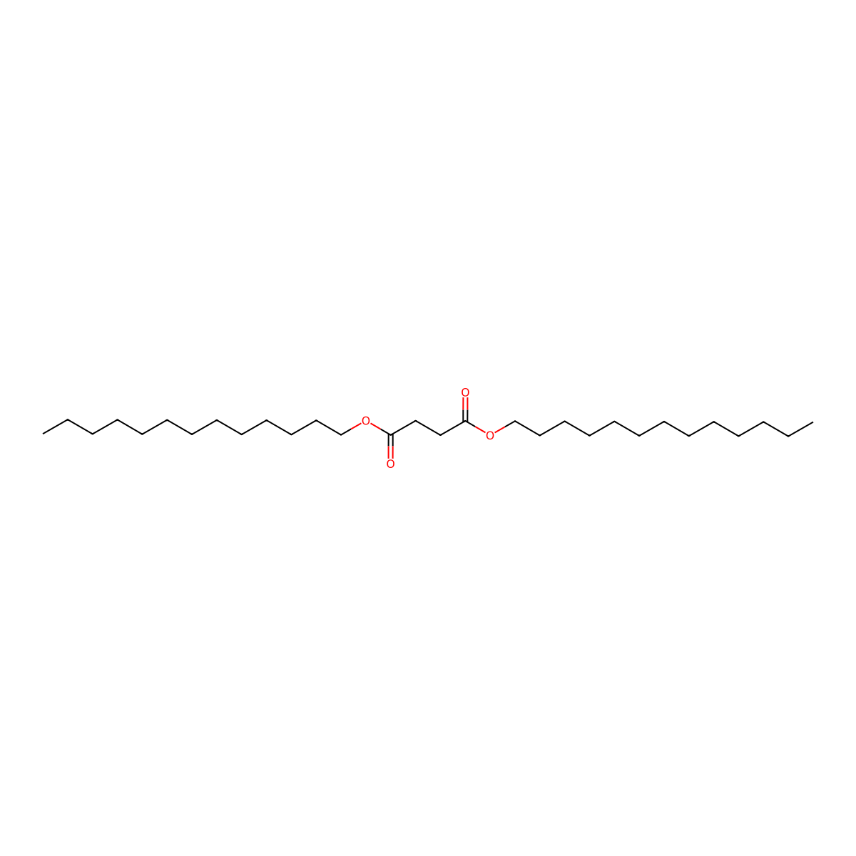 Ditridecyl succinate molecular structure, CAS 10595-83-2