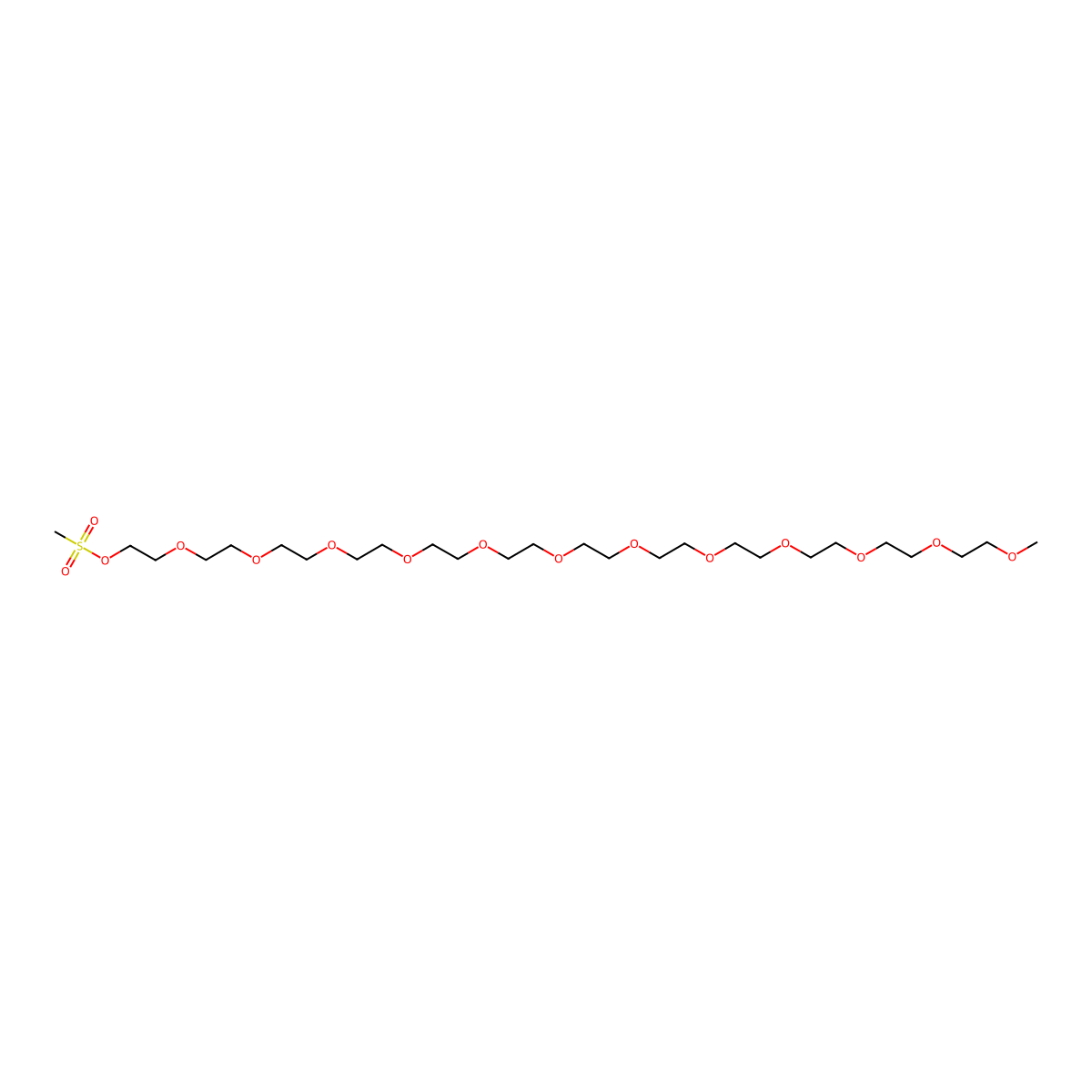 m-PEG13-Ms molecular structure, CAS 1059604-93-1
