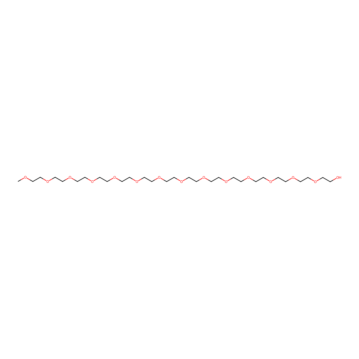 mPEG14-OH molecular structure, CAS 1059605-02-5