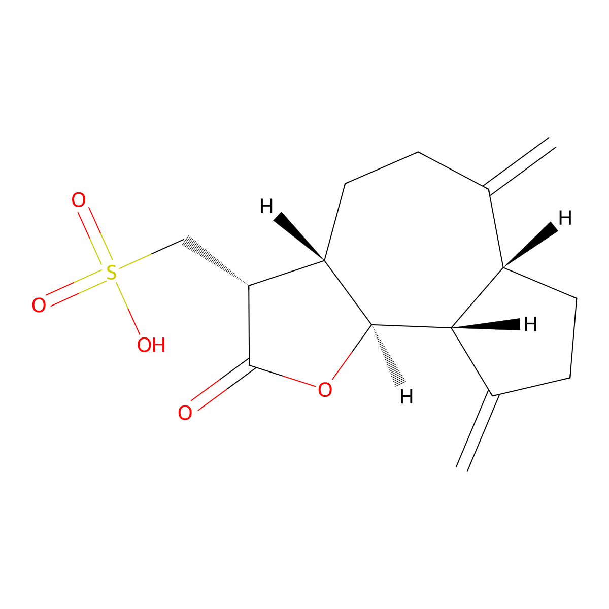Sulfocostunolide B molecular structure, CAS 1059671-65-6