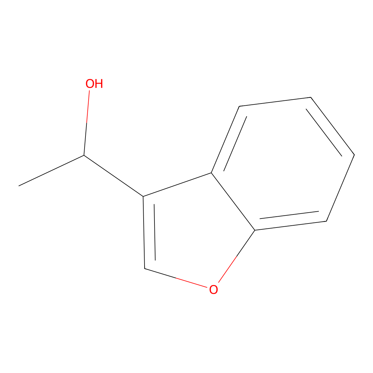 (alphaR)-alpha-Methyl-3-benzofuranmethanol molecular structure, CAS 1059698-12-2