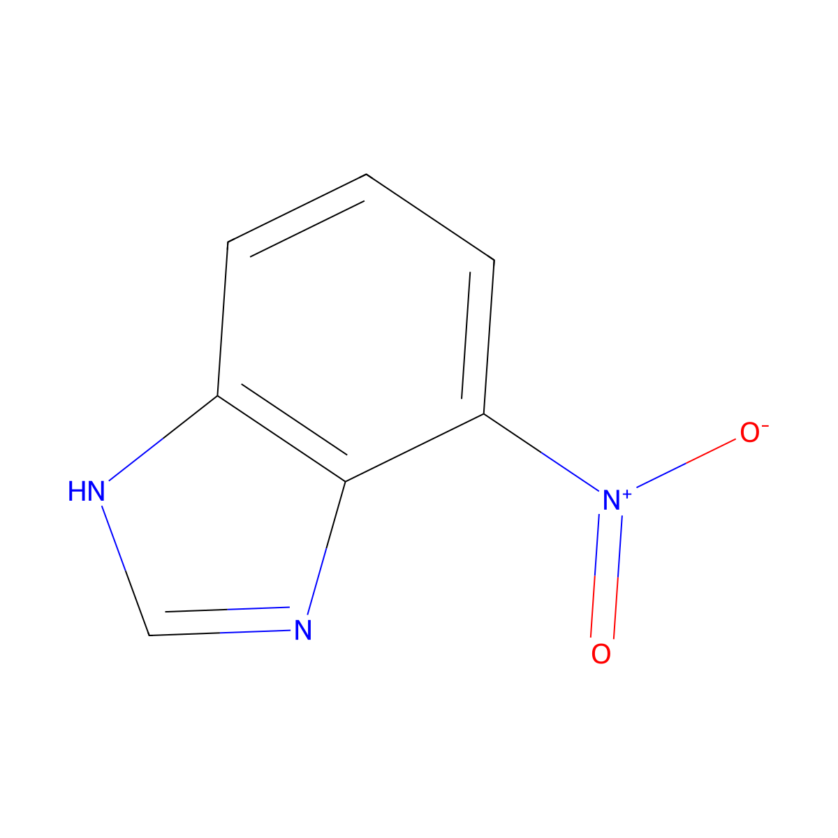 4-Nitrobenzimidazole molecular structure, CAS 10597-52-1