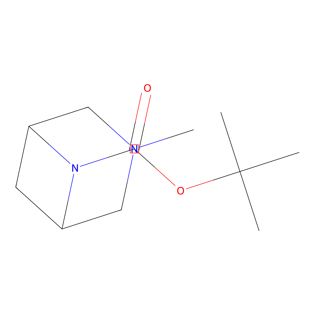 tert-Butyl 3-methyl-3,6-diazabicyclo[3.1.1]heptane-6-carboxylate molecular structure, CAS 1059700-89-8