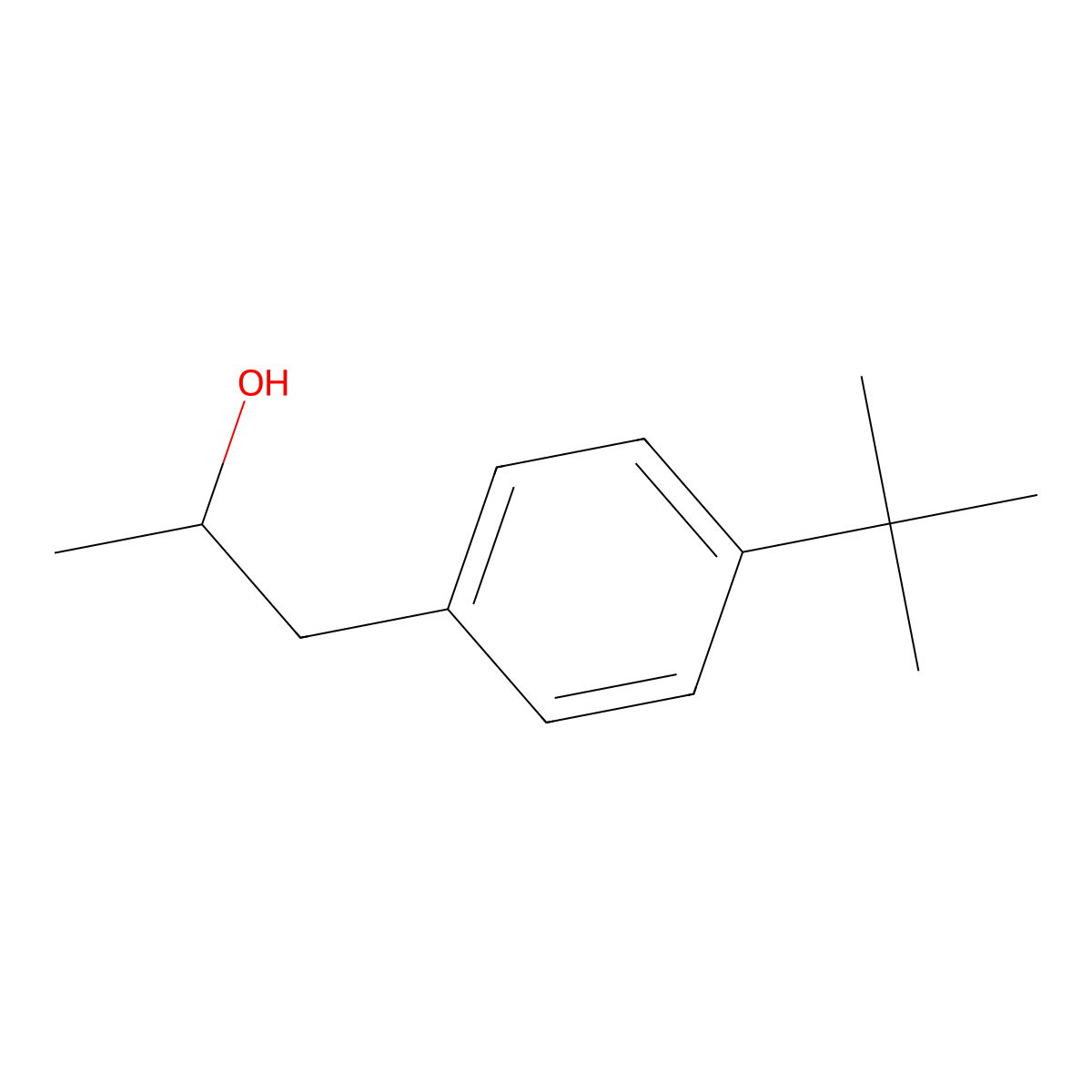 1-(4-tert-Butylphenyl)-2-propanol molecular structure, CAS 105994-79-4