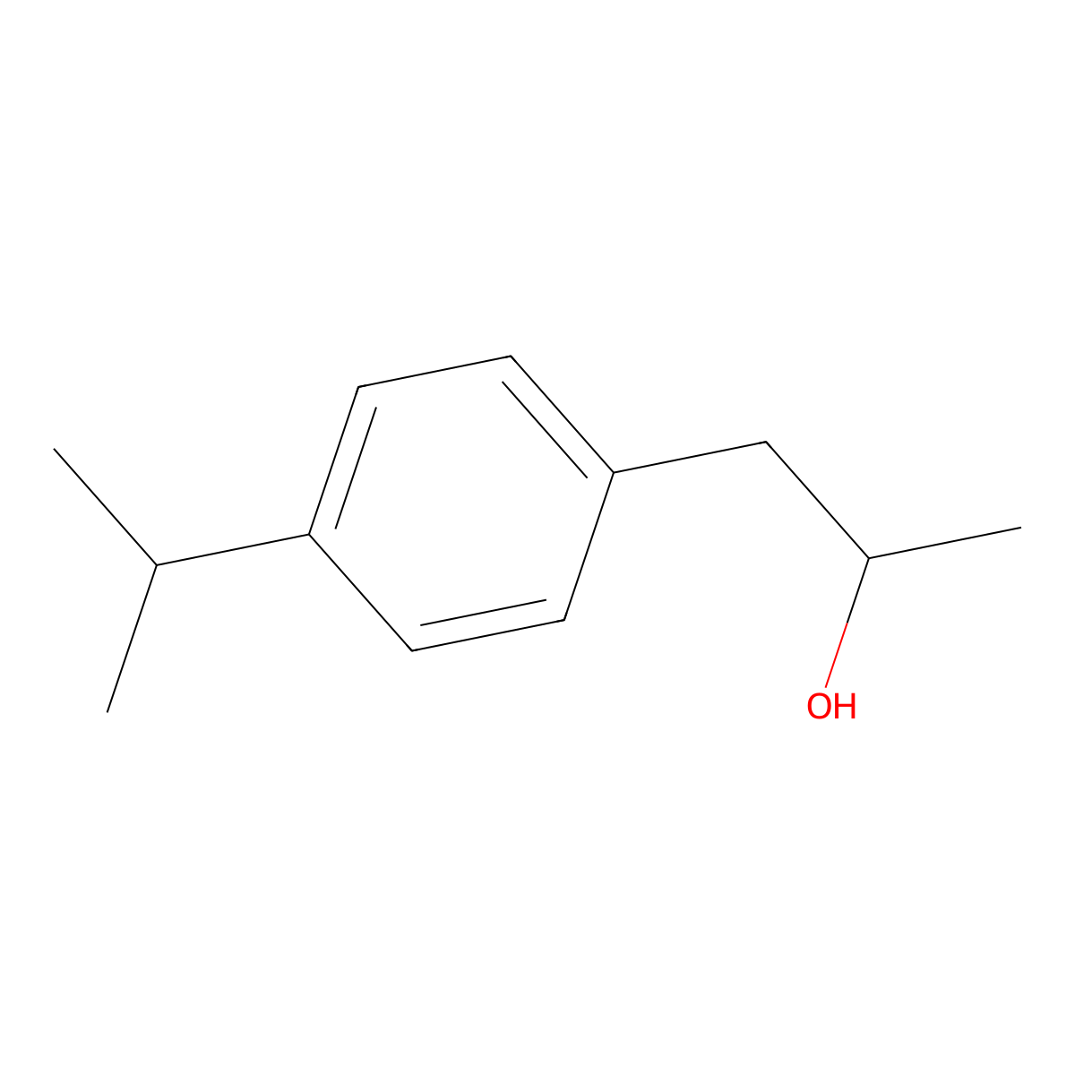 1-(4-iso-Propylphenyl)-2-propanol molecular structure, CAS 105994-80-7
