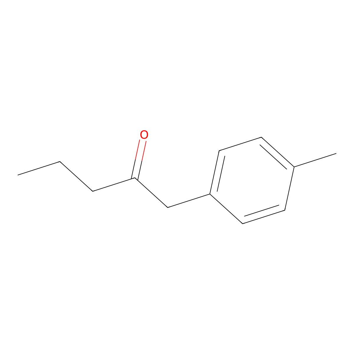 1-(4-Methylphenyl)pentan-2-one molecular structure, CAS 105994-83-0