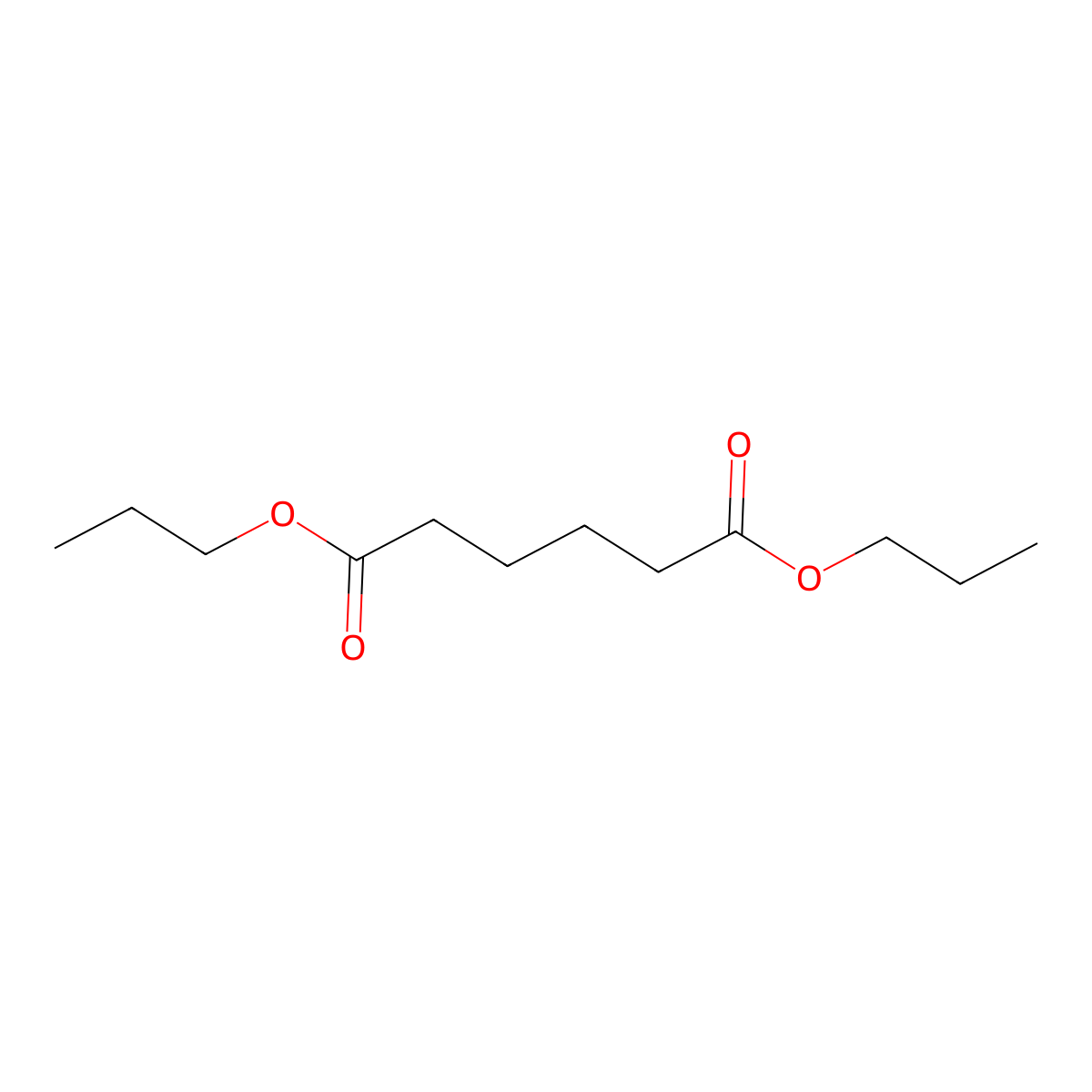 Dipropyl Adipate molecular structure, CAS 106-19-4