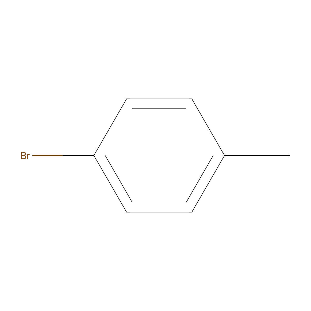 4-Bromotoluene molecular structure, CAS 106-38-7