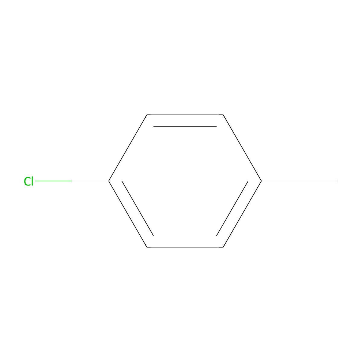 4-Chlorotoluene molecular structure, CAS 106-43-4