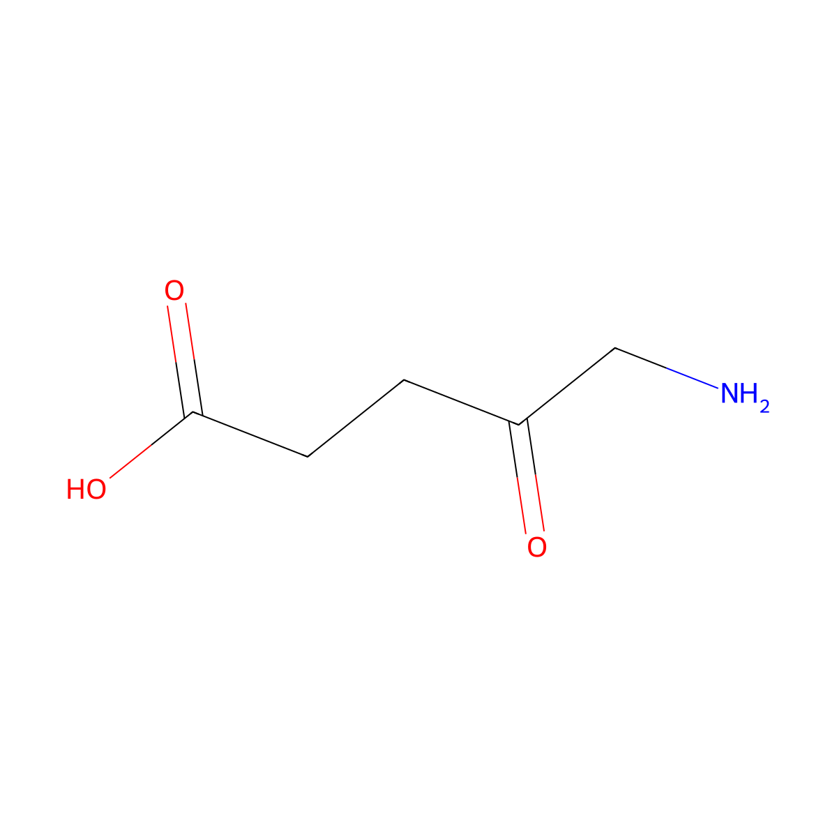 5-Aminolevulinic Acid molecular structure, CAS 106-60-5