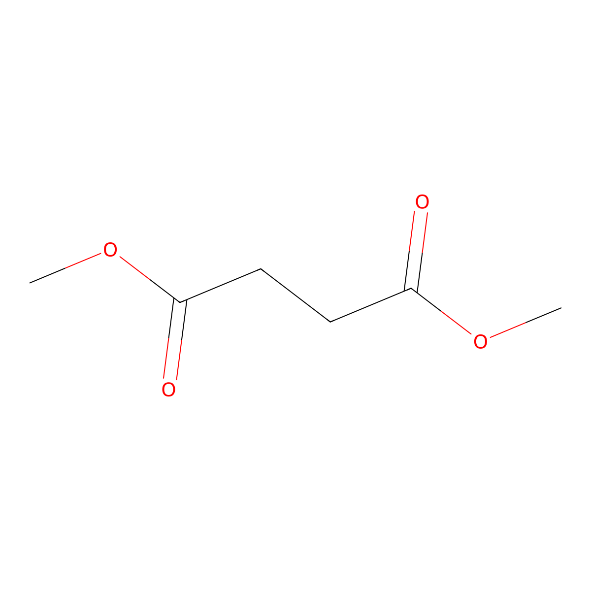 Dimethyl Succinate molecular structure, CAS 106-65-0