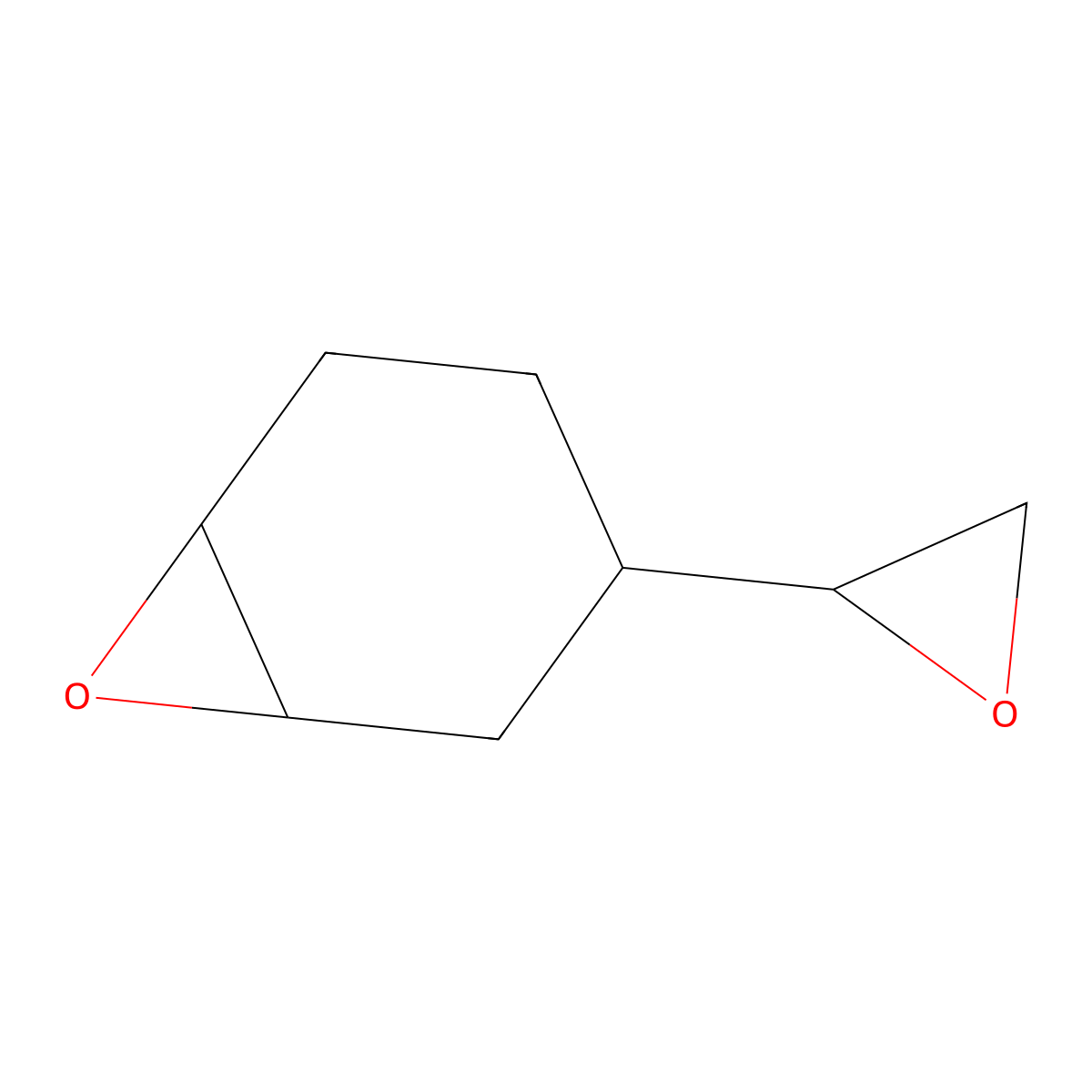 Vinyl cyclohexene dioxide molecular structure, CAS 106-87-6