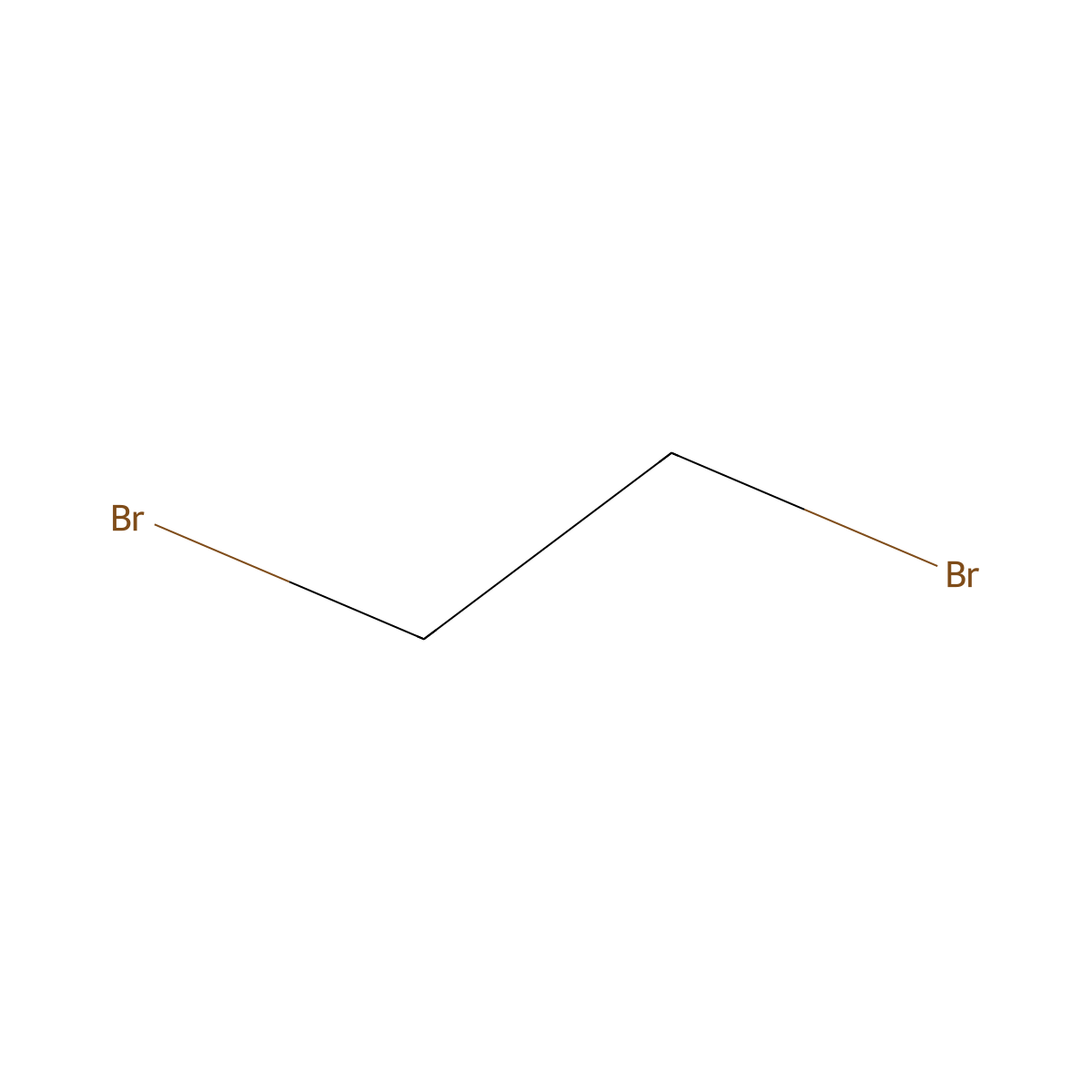 1,2-Dibromoethane molecular structure, CAS 106-93-4